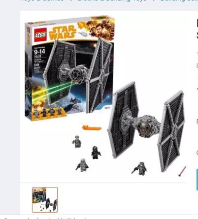 LEGO Star Wars Imperial TIE Fighter Building Set01